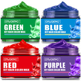CMWGKBC green temporary hair color wax for kids with easy washout.