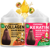 CMWGKBC mascarilla-cabello-colageno-danado ofrece nutrición y elasticidad.