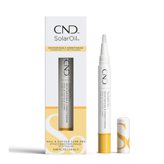 CND SolarOil, botella y aplicador, hidratación ligera para uñas y cutículas.