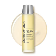 CNP Honey Glow Booster Toner bottle close-up highlighting hydrating formula for glass skin