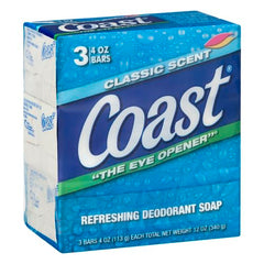 Coast Jabon Original Blue: espuma suave para duchas diarias.