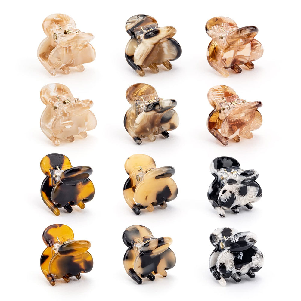 Cobahom clip pequeño para cabello en seis colores neutros, perfecto para combinar con cualquier look