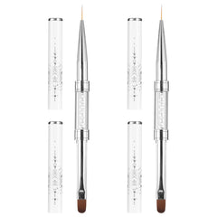 cobee double-ended french tip brush for precise nail art design