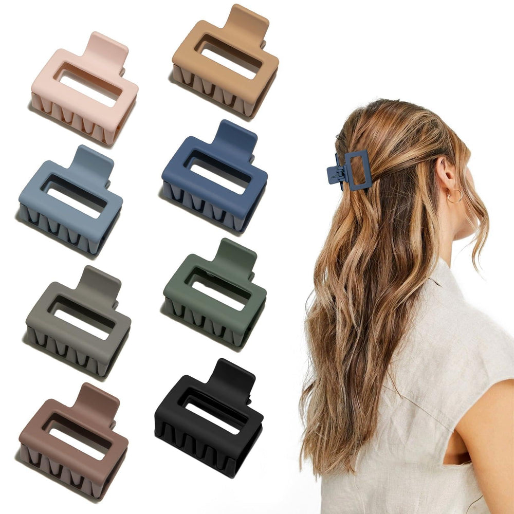 Cobainan pinza para cabello mediana marrón claro: sujeción estable para peinados diarios.