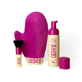 Coco & Eve Sunny Honey Bali bronzing mousse bottle for a natural-looking, quick bronze glow.