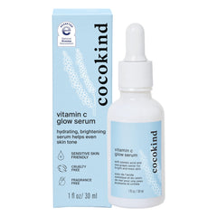 Cocokind suero brillo de vitamina C, botella de 30 ml, hidrata y suaviza la piel.