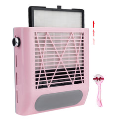 CoFashion nail dust collector front view showing compact design and clear suction