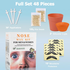 CoFashion Nose Wax Kit 30 applicators for precise waxing.