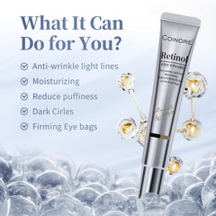 Coinore Retinol Under Eye Cream with rosemary ingredients may support firming and reduced puffiness