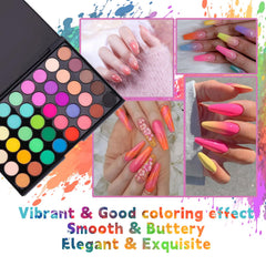 COLAYERIST neon pigment powder tool included for easy, even application.