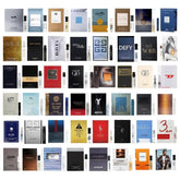 Cologne 11 designer sample vials for men packshot shows variety and portability.