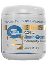 Colonial Dames crema Vitamina E 50000 UI, frasco para hidratación diaria.