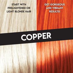 Color Lux Direct Vibes Copper arm swatches show warm shade variation