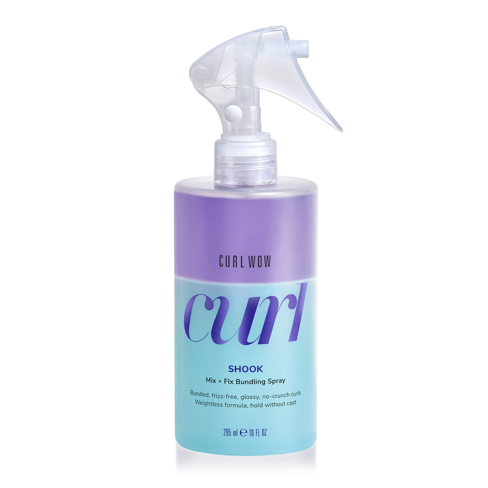 COLOR WOW Curl Wow Shook bottle showing shake action for glossy, defined curls.