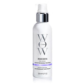 COLOR WOW Dream Cocktail bottle on a vanity, suggesting instant thickening for fine color-treated hair