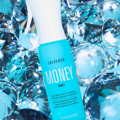 COLOR WOW MONEY MIST texture on hair providing slip for detangling and less breakage.