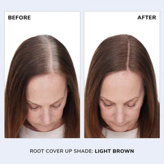 COLOR WOW Root Cover Up Light Brown dimension – reflective minerals create natural depth.