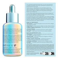 Applying COLOR WOW Youth Juice Collagen Scalp Treatment to the scalp for elasticity
