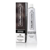 COLORCHARM permanent cream hair color bottle showing rich 5A light ash brown shade for even coverage
