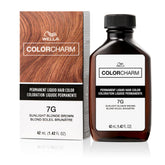 COLORCHARM packaging for 7G Sunlight Blonde Brown assists easy shade planning.