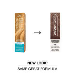 COLORCHARM Demi Permanent 6N cream mix ensures consistent shade results.