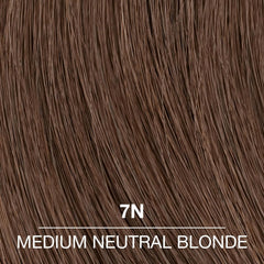 On hair, ColorCharm 7N delivers even tone with subtle re-toning.