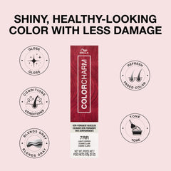 COLORCHARM 7RR light copper shine delivers vibrant tone and luminous glow