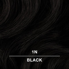 COLORCHARM Permanent Cream Hair Color 1N Black box highlights simple, at-home color application.