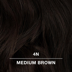 COLORCHARM permanent cream hair color 4N cream-dispense demonstrates precise mixing.