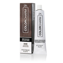 ColorCharm permanent cream color 5NB Coffee Bean box for rich, long-lasting color.