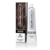 COLORCHARM Permanent Cream Hair Color 6N dark blonde packshot highlights even gray coverage.