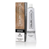 COLORCHARM Permanent Cream Color 8N Light Blonde box delivers even gray coverage.