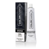COLORCHARM Permanent Cream Hair Color packaging showcases Blue-Black shade for home color.