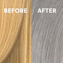 ColorCharm Polar Ice color result showing balanced brass-neutral blonde