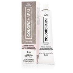 ColorCharm Permanent Creme Toner Polar Ice packaging highlights brass-neutralizing capability