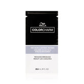 COLORCHARM Post Color & Lightening Treatment bottle pour shown, promoting bond strength and added shine.