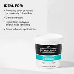 COLORCHARM Powder Lightener for full-head lightening with consistent results