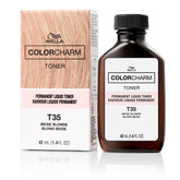 COLORCHARM T35 Beige Blonde toner tube for easy at-home color correction.
