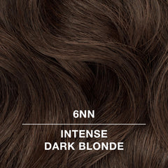 COLORCHARM 6NN intense dark blonde swatch demonstrates deep shade and gray coverage.