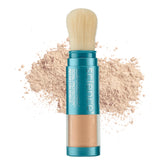 Colorescience brush-on sunscreen cap view for portable SPF 50 protection