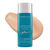 Colorescience Sunforgettable Face Shield Glow bottle close-up for mineral SPF protection