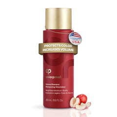 ColorProof Volume Shampoo bottle pour shows gentle cleansing and color-friendly care
