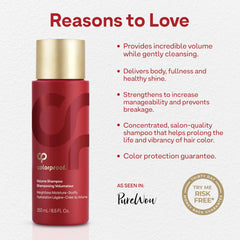ColorProof Volume Shampoo color protection demonstrates fade resistance for color-treated hair