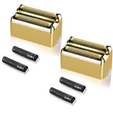 Colorski BaBylissPRO FXFS2G foil head close-up, hypoallergenic gold foil for a gentle shave.