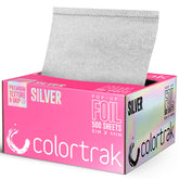 Colortrak embossed silver foil sheets offer precise color application with enhanced grip.