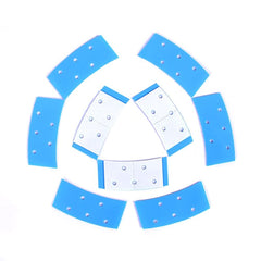 Coloryoung wig tape blue hole closeup shows adhesive detail for easy removal.
