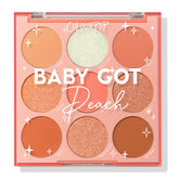 ColourPop Baby Got Peach: paleta naranja y coral con pigmentación intensa para looks vibrantes