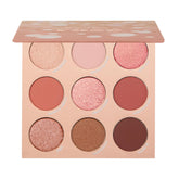 ColourPop By The Rosé Paleta de sombras con sombras rosadas y metálicas para un brillo elegante.
