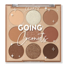 ColourPop Going Coconuts: paleta de sombras neutras frías para look diario duradero.