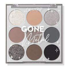 ColourPop Gone Metal paleta: sombras mate y metalizadas para looks intensos